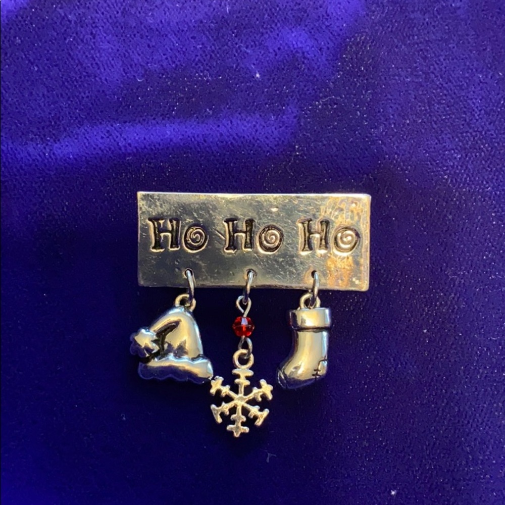Ho Ho Ho Christmas Brooch